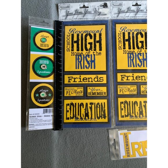 Rosemount High School Irish Stickers & Decals Assorted School Spirit Designs - Picture 4 of 10